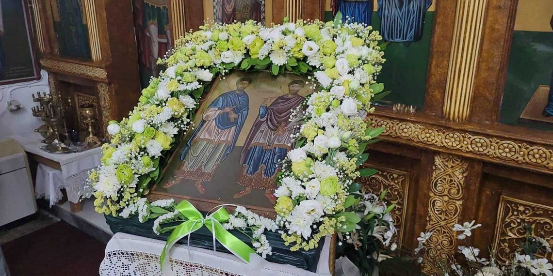 Με λαμπρότητα γιορτάστηκε η πανήγυρης του ΙΝ Αγ. Αναργύρων στην ομώνυμη κοινότητα Αναργύρων