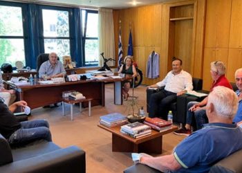 Τα προβλήματα των ΤΑΞΙ στο Τελωνείο Κρυταλλοπηγής έθεσαν στον Υφ. Μεταφορών Μιχάλη Παπαδόπουλο εκπρόσωποι τους από την Φλώρινα