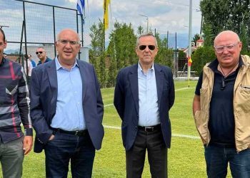 Ο πρόεδρος της ΕΠΟ Τάκης Μπαλτάκος στην Πτολεμαΐδα και στο Αθλητικό Κέντρο Ευάγγελος Παντελίδης