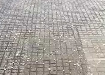 Καλοκαιρινή μπόρα με χαλάζι στην Κοζάνη -VIDEO