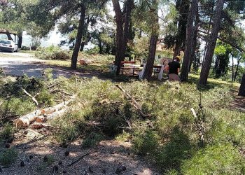 Κοζάνη: Οι εθελοντές της ΕΟΔ με το δασαρχείο καθάρισαν την περιοχή του Αη Σαράντη