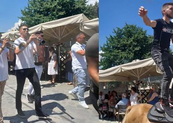 Βλάστη: Αναβίωσε το έθιμο των Καβαλάρηδων του Αγίου Παντελεήμονα