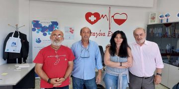 Κοζάνη: Επίσκεψη του προέδρου του Εθνικού Κέντρου Αιμοδοσίας στη “Σταγόνα Ελπίδας’