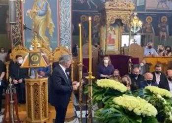 Χ. Ζευκλής (δήμαρχος Βοΐου) στον επικήδειο για τον Ν. Παπαγεωργίου: “Η Σιάτιστα αποχαιρετά τον εθνικό της ευεργέτη”-VIDEO