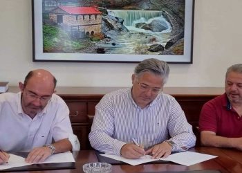 Βόιο: Υπογραφή σύμβασης για την κατασκευή δικτύου φυσικού αερίου στη Γαλατινή