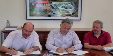 Βόιο: Υπογραφή σύμβασης για την κατασκευή δικτύου φυσικού αερίου στη Γαλατινή