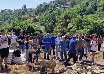 Ολοκληρώνονται σήμερα Δευτέρα οι εργασίες του 6ου Εργαστηρίου Παραδοσιακής Δόμησης που γίνεται στον Πεντάλοφο