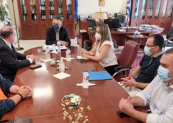 Τον Περιφερειάρχη Δυτικής Μακεδονίας Γιώργο Κασαπίδη επισκέφθηκε ο  Αντιπρόεδρος του ΕΚΑΒ Παναγιώτης  Κουτσουμπέλης 