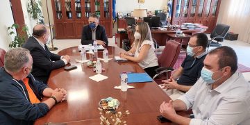 Τον Περιφερειάρχη Δυτικής Μακεδονίας Γιώργο Κασαπίδη επισκέφθηκε ο  Αντιπρόεδρος του ΕΚΑΒ Παναγιώτης  Κουτσουμπέλης 