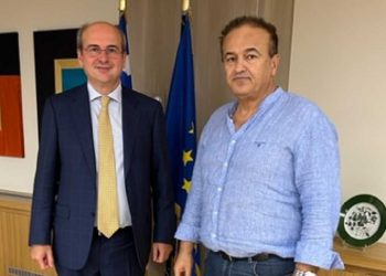 Συνάντηση του  βουλευτή Γ. Αντωνιάδη με τον υπ. Εργασίας και Κοινωνικής Αλληλεγγύης Κ. Χατζηδάκη για τη διεκπεραίωση όλων των εκκρεμών συντάξεων του Ν. Φλώρινας