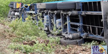 Νταλίκα ντελαπάρισε στα Γρεβενά… (εικόνες)