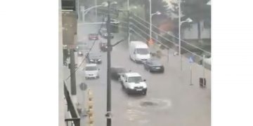 Νέα βίντεο από τους πλημμυρισμένους δρόμους και τα χωράφια στην Εορδαία