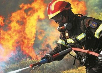 Το έργο κατάσβεσης της πυρκαγιάς στη Θάσο ενισχύουν πυροσβέστες από τη Δ. Μακεδονία