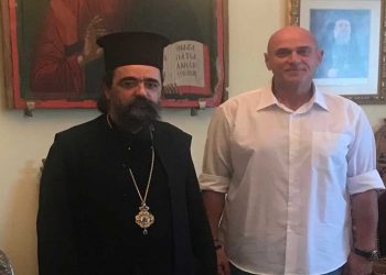 Εθιμοτυπική επίσκεψη του Αντιπύραρχου Χρήστου Σπυρίδη στον Μητροπολίτη Καστοριάς Καλλίνικο