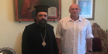 Εθιμοτυπική επίσκεψη του Αντιπύραρχου Χρήστου Σπυρίδη στον Μητροπολίτη Καστοριάς Καλλίνικο