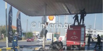 Βέροια: Συνελήφθη ο οδηγός της νταλίκας που έπεσε ακυβέρνητη σε βενζινάδικο προκαλώντας φωτιά