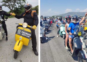 Το Vespa Club Πτολεμαΐδας βρέθηκε στην Καβάλα με εκατοντάδες vespisti – “Όλα γίνονται για μια Vespa”