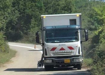 Εργασίες διαγράμμισης στο σύνολο του οδικού δημοτικού δικτυού του Δήμου Βοΐου