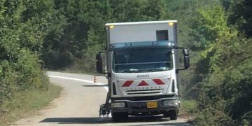 Εργασίες διαγράμμισης στο σύνολο του οδικού δημοτικού δικτυού του Δήμου Βοΐου