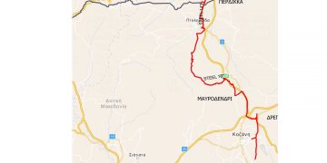 Η διαδρομή του αγωγού Φ.Α. της ΔΕΔΑ που ξεκινάει από τον Περδίκα και φτάνει στη Φλώρινα και τον Κρόκο Κοζάνης – Φιλοδοξεί να υποστηρίξει την τροφοδοσία για τις μεγάλες επενδύσεις