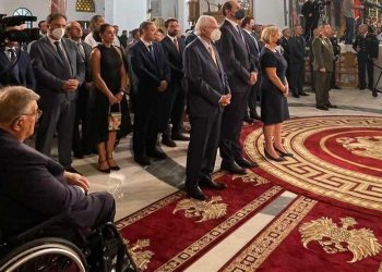 Στην Παναγία Σουμελά Ημαθίας ο Πρόδρομος Εμφιετζόγλου συνοδευόμενος από τους υποψηφίους βουλευτές Ημαθίας