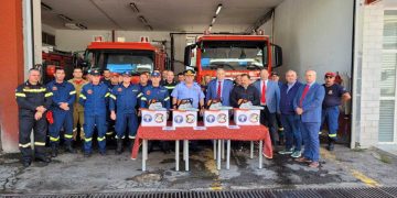 Τέσσερα μηχανήματα κοπής ξύλων δώρισε η ΑΧΕΠΑ στην Πυροσβεστική Διοίκηση Δ. Μακεδονίας