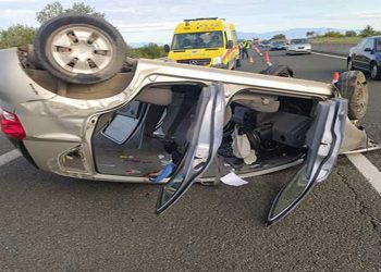 Εγνατία οδός: “Τούμπαρε” ΙΧ στα ΣΕΑ Πλατάνου – Από την Εορδαία οι τρεις επιβαίνουσες