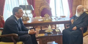 Με τον Αρχιεπίσκοπο Ιερώνυμο συναντήθηκε ο Περιφερειάρχης