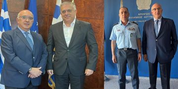 Συνάντηση με τον Υπουργό Προστασίας του Πολίτη και τον Αρχηγό της ΕΛ.ΑΣ. είχε ο Μ. Παπαδόπουλος