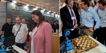Ο ρομποτικός βραχίονας σκάκι, η ομάδα αεροδιαστημικών εφαρμογών και όλα όσα έκλεψαν τις εντυπώσεις στο περίπτερο του ΠΔΜ στη ΔΕΘ