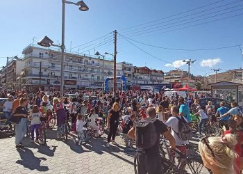 Απίστευτη συμμετοχή στην ποδηλατοβόλτα που πραγματοποιήθηκε την Κυριακή το μεσημέρι στην Πτολεμαΐδα (φωτογραφίες)