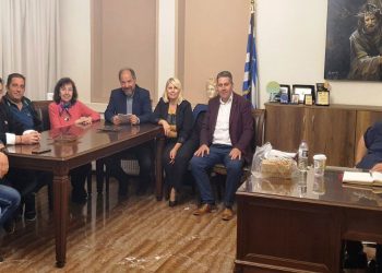 Συνάντηση Δημάρχου Εορδαίας με τον Πρόεδρο και τα μέλη του συμβουλίου της Κοινότητας Αναργύρων για τις εξελίξεις της μετεγκατάστασης