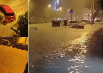 Σάρωσε τη θεσσαλονίκη η κακοκαιρία -Παρασύρθηκαν ΙΧ, πλημμύρισαν δρόμοι και σπίτια 