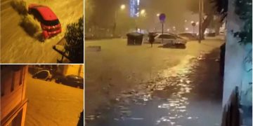 Σάρωσε τη θεσσαλονίκη η κακοκαιρία -Παρασύρθηκαν ΙΧ, πλημμύρισαν δρόμοι και σπίτια 