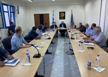 Σύσκεψη Τριαντόπουλου- Κασαπίδη με τους Δήμους που κηρύχθηκαν σε κατάσταση έκτακτης ανάγκης