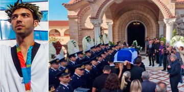 Ράγισαν καρδιές στην κηδεία του Αλέξανδρου Νικολαΐδη
