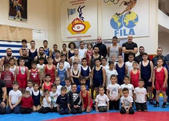 Αγιασμός του συλλόγου Παλαιστικού κέντρου Εορδαίας