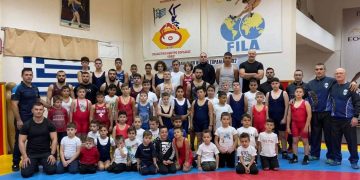 Αγιασμός του συλλόγου Παλαιστικού κέντρου Εορδαίας