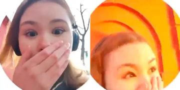 Απίστευτο βίντεο: Κοπέλα στο Κίεβο δέχεται «χτύπημα» από το ωστικό κύμα ρωσικής επίθεσης την ώρα που κάνει live