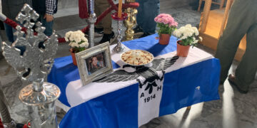 H Πατριωτική Ένωση τίμησε τον Κωνσταντίνο Κατσίφα