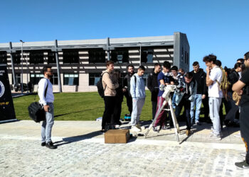 Ο Αστρονομικός Σύλλογος Δυτικής Μακεδονίας παρατήρησε το φαινόμενο της μερικής ηλιακής έκλειψης