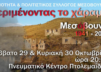 «Περιμένοντας το χάραμα» – Συνεχίζονται οι παραστάσεις του Πολιτιστικού Συλλόγου Μεσοβούνου στο Πνευματικό Κέντρο Πτολεμαΐδας