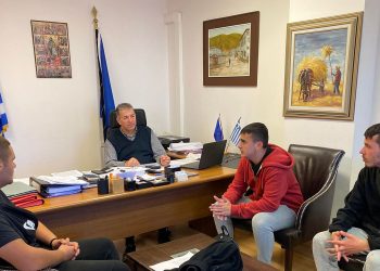 Συνάντηση Δημάρχου Αμυνταίου με μαθητές του ΕΠΑΛ Αμυνταίου