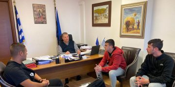 Συνάντηση Δημάρχου Αμυνταίου με μαθητές του ΕΠΑΛ Αμυνταίου