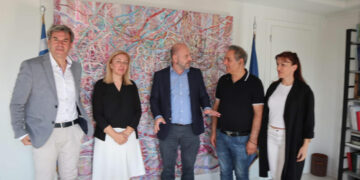 Συνάντηση κορυφής: Κλιμάκιο του Τεχνικού Επιμελητήριου Τμήματος Δ. Μακεδονίας συναντήθηκε με τον πρόεδρο του ΤΕΕ κ. Γιώργο Στασινό