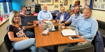 Συνάντηση του βουλευτή Γ. Αντωνιάδη και εκπροσώπων της ΑNΦΛΩ με το ΓΓ Ενωσιακών Πόρων και Υποδομών κ. Δ Παπαγιαννίδη