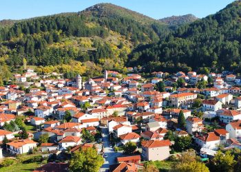 Το πανέμορφο Εμπόριο Εορδαίας από ψηλά – Φωτογραφίες του Αλέξη Γούλα με χρήση Drone