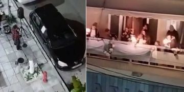Πτολεμαΐδα: Απίστευτη μουσική καντάδα από γαμπρό σε νύφη στο …μπαλκόνι, πριν παντρευτούν! VIDEO