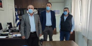 Συνάντηση του προεδρείου του Εργατικού Κέντρου Κοζάνης με τον νέο Διοικητή του Μαμάτσειου Νοσοκομείου