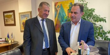 Επίσκεψη του Υπουργού Αγροτικής Ανάπτυξης και Τροφίμων Γιώργου Γεωργαντά στο Δημαρχείο Αμυνταίου